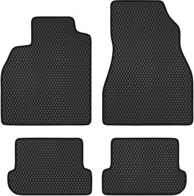 EVAtech RT21527PG4RBB Floor mats for Renault Megane CC (2002-2009), black RT21527PG4RBB