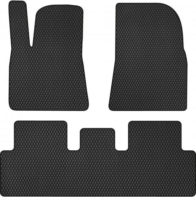 EVAtech TA1592Z3RBB Floor mats for Tesla Model 3 (2017-), black TA1592Z3RBB