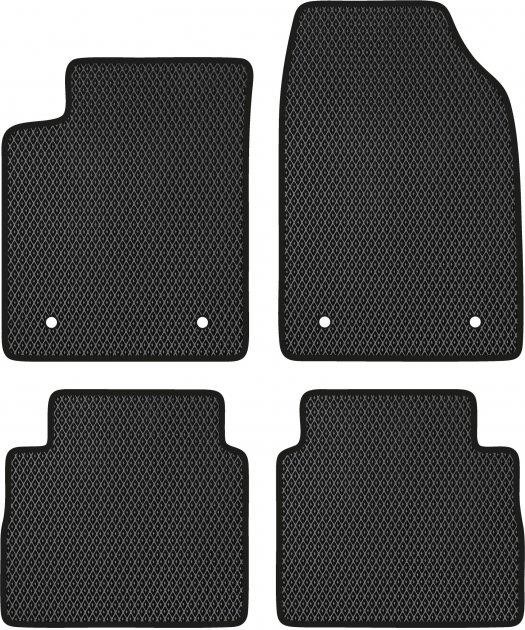 EVAtech OL21259PG4AV4RBB Floor mats for Opel Signum (2003-2008), black OL21259PG4AV4RBB