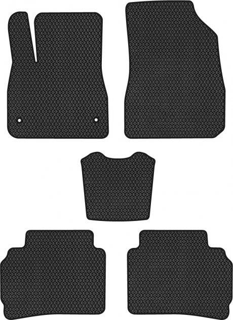 EVAtech CT1423CV5OU2RBB Floor mats for Chevrolet Malibu (2015-), black CT1423CV5OU2RBB