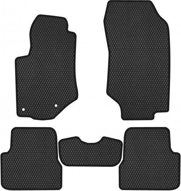 EVAtech OL11123CG5RN2RBB Floor mats for Opel Mokka (2021-), black OL11123CG5RN2RBB
