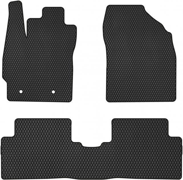 EVAtech TY3654ZV3TL2RBB Floor mats for Toyota Auris (2006-2012), black TY3654ZV3TL2RBB