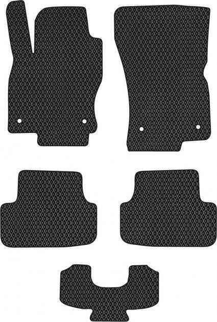 EVAtech VW11076C5AV4RBB Floor mats for Volkswagen Golf (2012-2020), black VW11076C5AV4RBB
