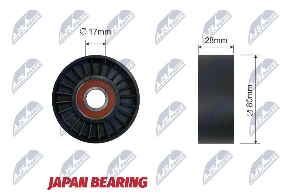 RNKBM068 NTY Drive belt tensioner pulley
