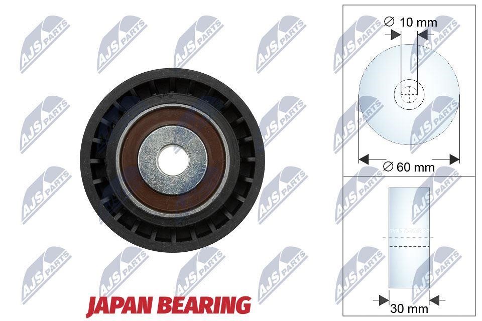 NTY RNK-CT-066 Drive belt tensioner pulley RNKCT066 RNKCT066 NTY Drive belt tensioner pulley
