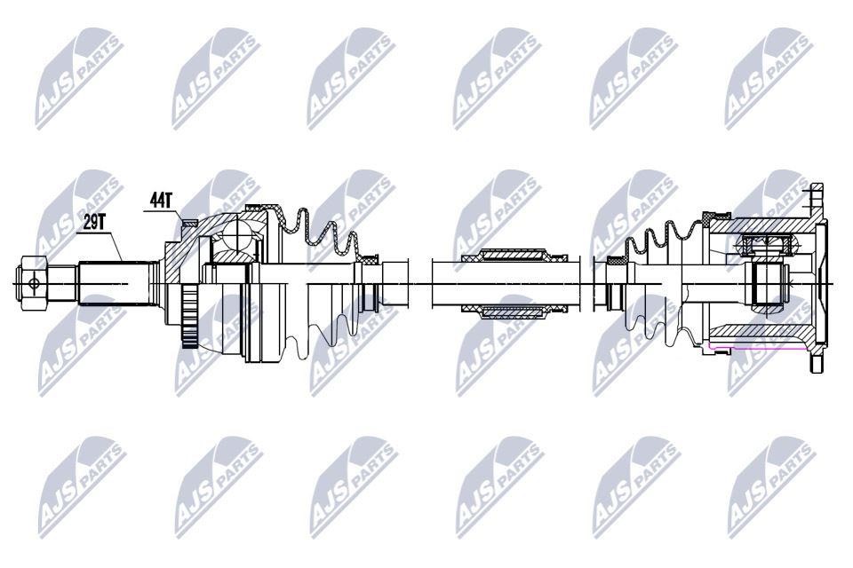 NPWNS161 NTY Drive shaft