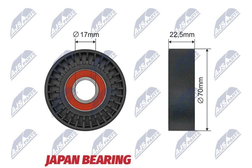 RNKME069 NTY Drive belt tensioner pulley