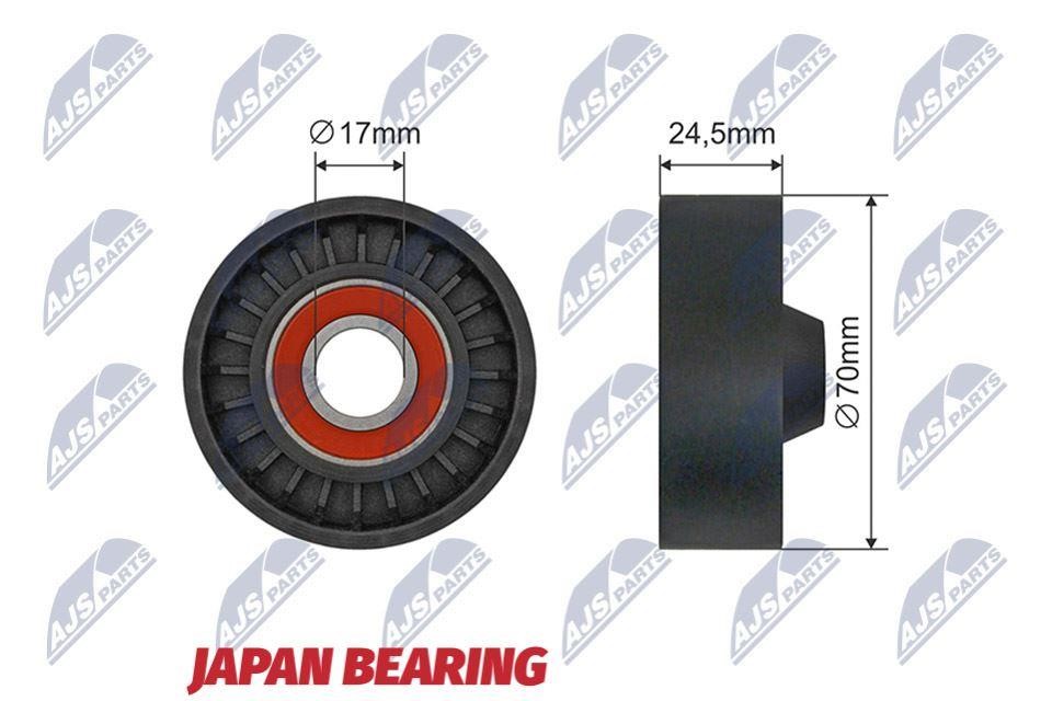 RNKVV020 NTY Drive belt tensioner pulley