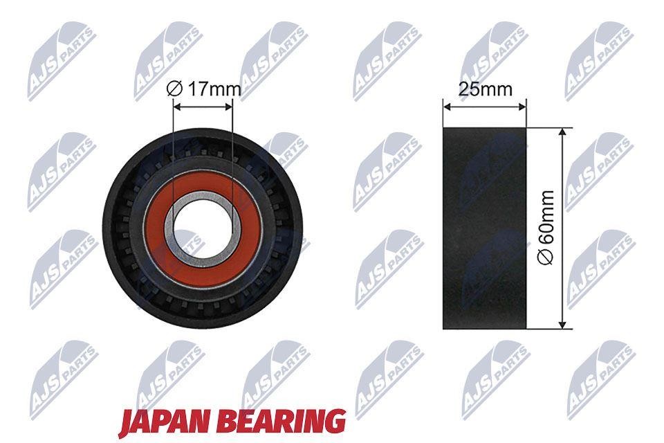 Idler tensioner pulley Mazda: RNKMZ013A NTY Drive belt tensioner pulley