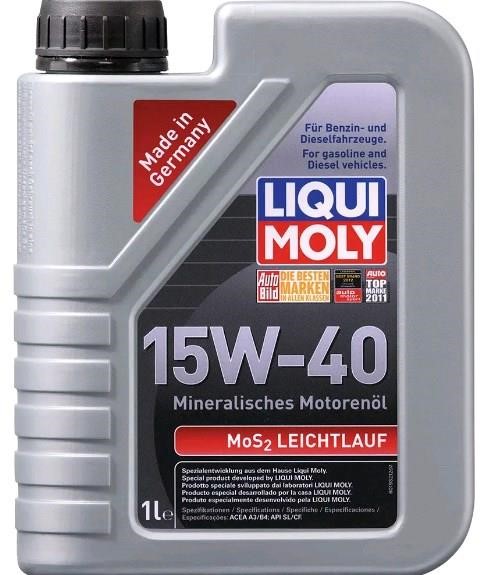 Liqui Moly 2570 Engine oil Liqui Moly MoS2 Leichtlauf 15W-40, 1L 2570