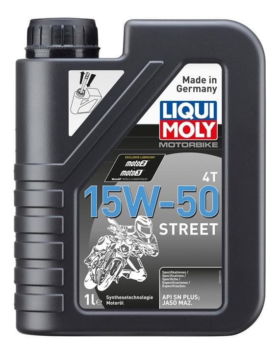 Liqui Moly 2555 Engine oil Liqui Moly Motorbike 4T Street 15W-50, 1 l 2555