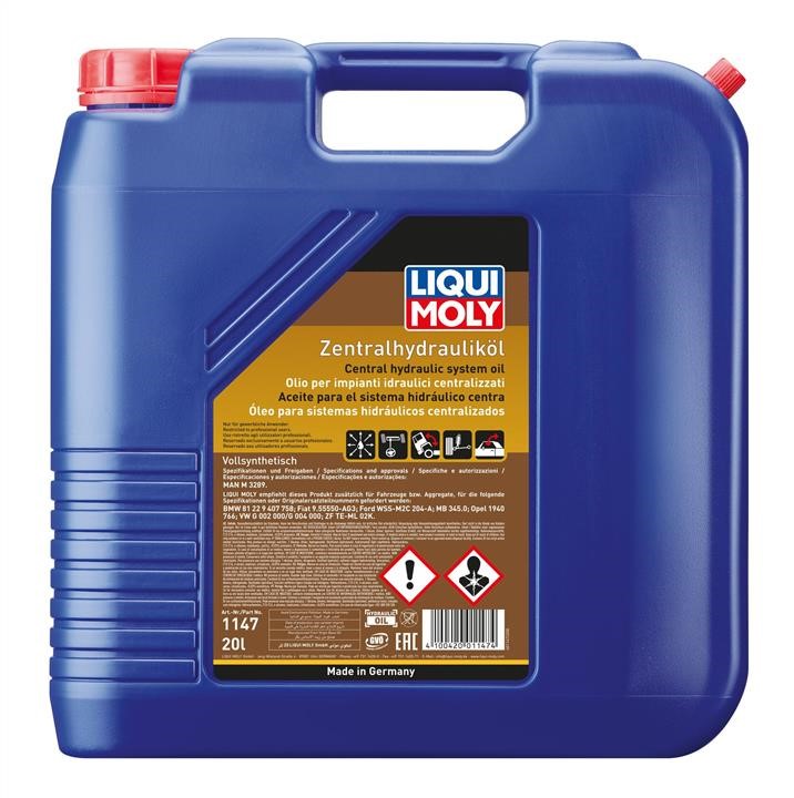 Liqui Moly 1147 Hydraulic oil Liqui Moly Zentralhydraulik-Oil, 20 L 1147
