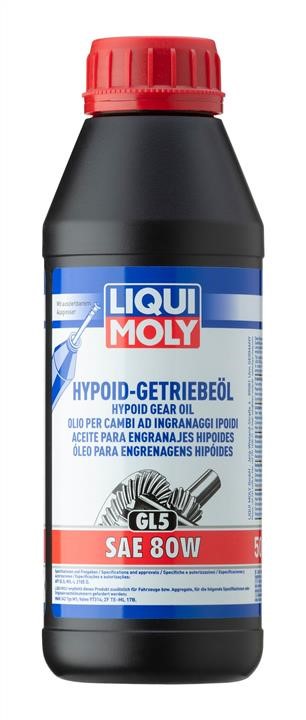 Liqui Moly 1402 Transmission oil Liqui Moly Hypoid-Getriebeöl, API GL5, SAE 80W, 0.5 l 1402