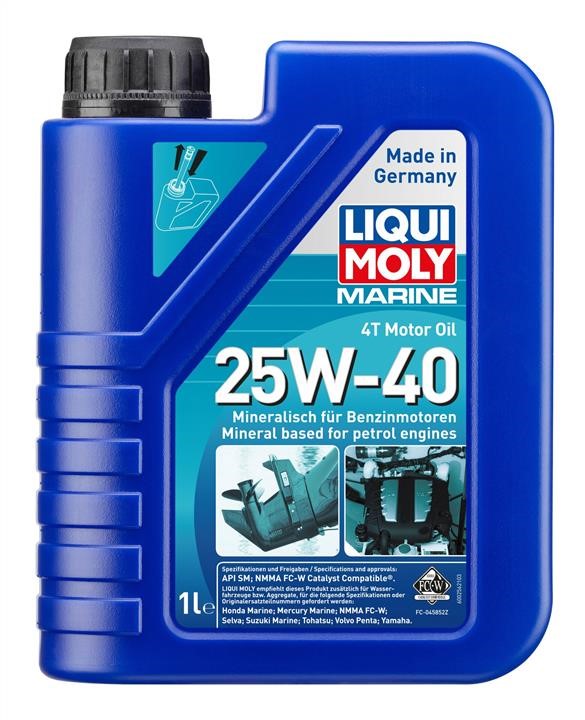 Liqui Moly 25026 Engine oil Liqui Moly Marine 4T Motor Oil 25W-40, API SM, 1l 25026