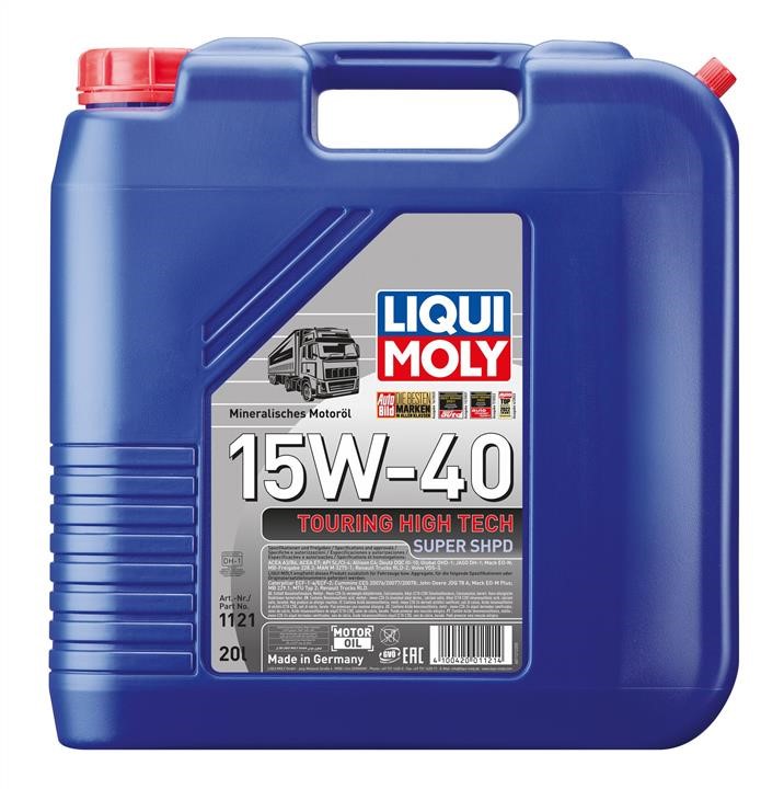 Liqui Moly 1121 Motor oil Liqui Moly Touring High Tech Super SHPD 15W-40 ACEA E7, A3/B4, API CI-4/SL, 20 l 1121