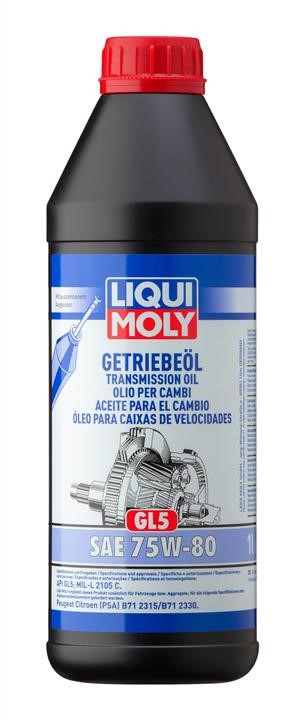 Liqui Moly 3658 Transmission oil Liqui Moly Getriebeöl, API GL5, 75W-80, 1 l 3658