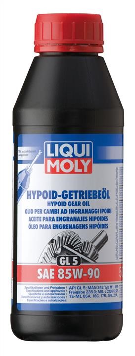 Liqui Moly 1404 Transmission oil Liqui Moly Hypoid-Getriebeöl, API GL5, SAE 85W-90, 0.5 l 1404