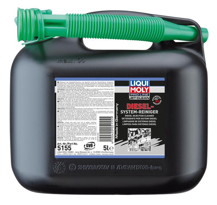 Liqui Moly 5155 Liquid for cleaning diesel fuel systems "Pro-Line JetClean Diesel-System-Reiniger", 5l 5155