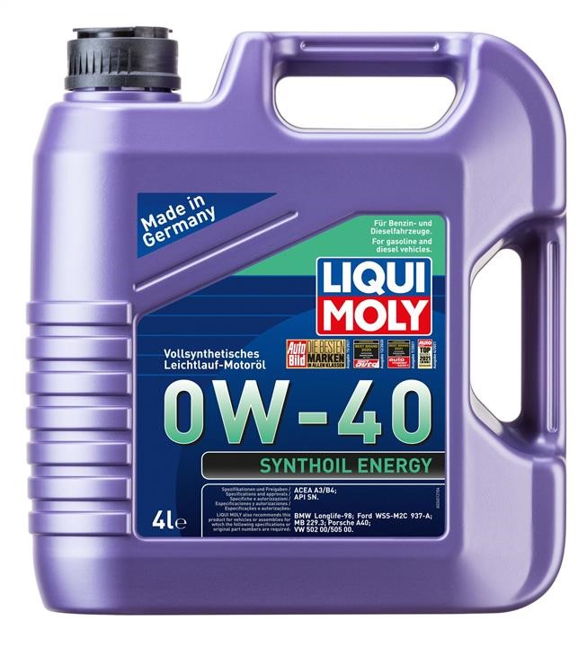 Liqui Moly 2451 Engine oil Liqui Moly Synthoil Energy 0W-40, 4L 2451