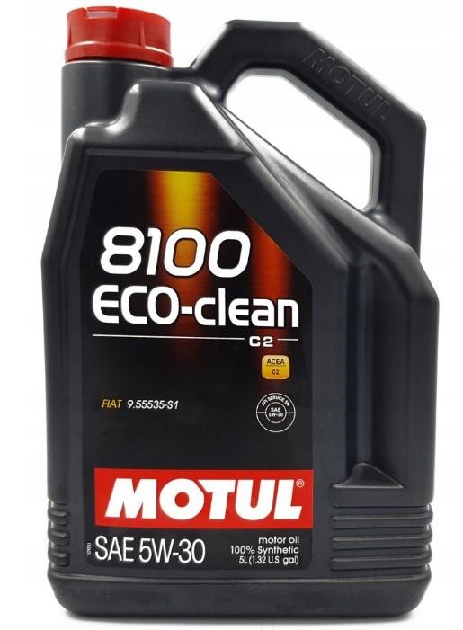 Motul 101545 Engine oil Motul 8100 ECO-CLEAN 5W-30,API SN, ACEA C2, 5L 101545