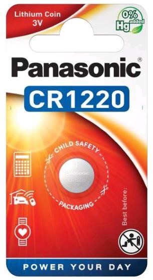 Energizer CR-1220 Battery Panasonic CR1220 (3V) CR1220