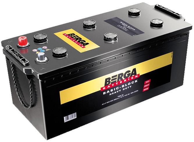Berga 7000381057900 Battery Berga 12V 200AH 1050A(EN) L+ 7000381057900