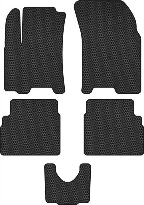 EVAtech CT31623C5RBB Mats in the cabin EVAtech for Chevrolet Aveo 2004-2011 2 generation Htb EU CT31623C5RBB