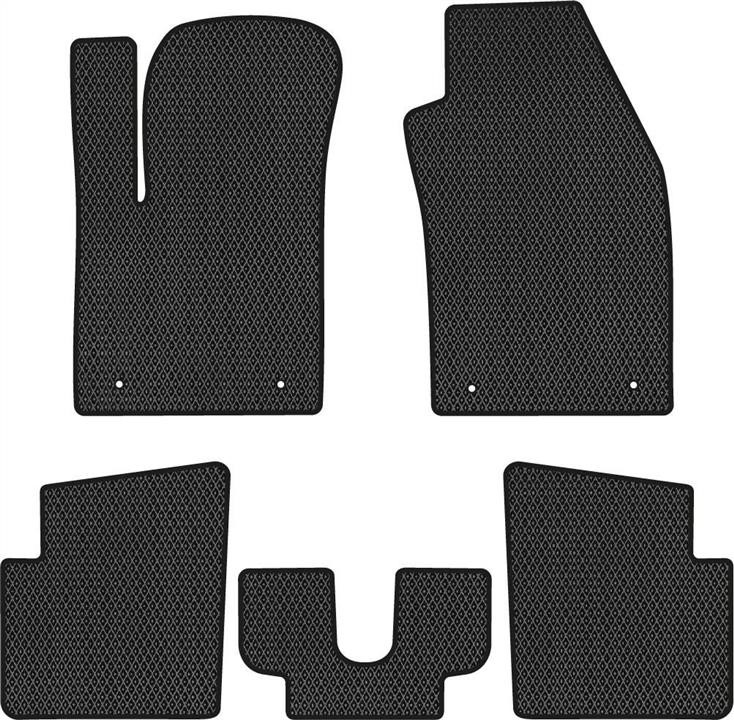 EVAtech FT12285C5LS4RBB Mats in the cabin EVAtech for Fiat 500e 2013-2020 Htb EU FT12285C5LS4RBB