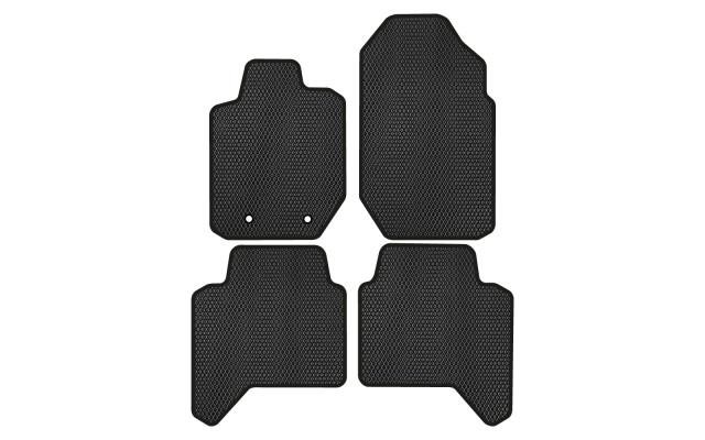 EVAtech FD12740PG4FC2RBB Mats in the cabin EVAtech for Ford Ranger (T6) Restyling 2016+ 3 generation Pickup 4-door. USA FD12740PG4FC2RBB