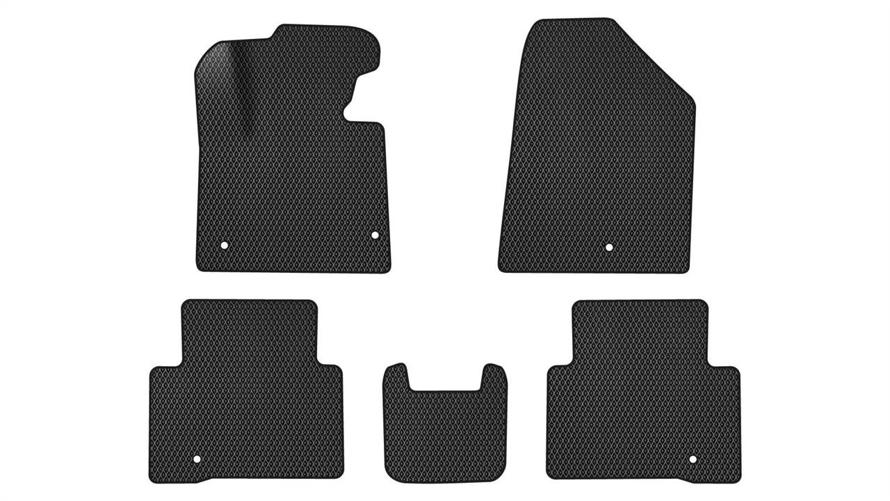 EVAtech HY1779CE5KH5RBB Mats in the cabin EVAtech for Hyundai Santa FE Sport (DM) 2012-2018 3 generation SUV USA HY1779CE5KH5RBB
