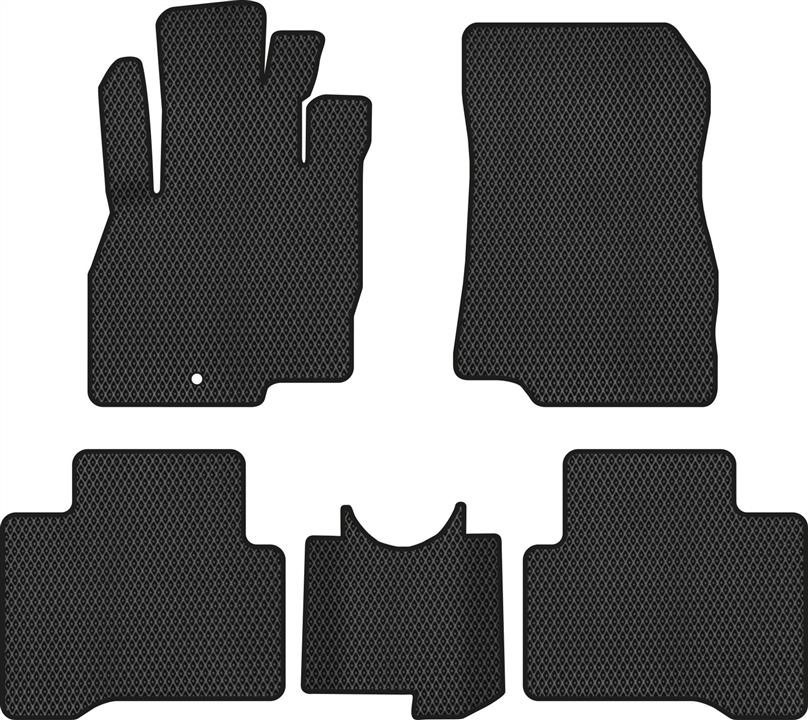 EVAtech MT51837C5LP1RBB Mats in the cabin EVAtech for Mitsubishi Grandis 6 seats 2003-2011 1 generation Minivan EU MT51837C5LP1RBB