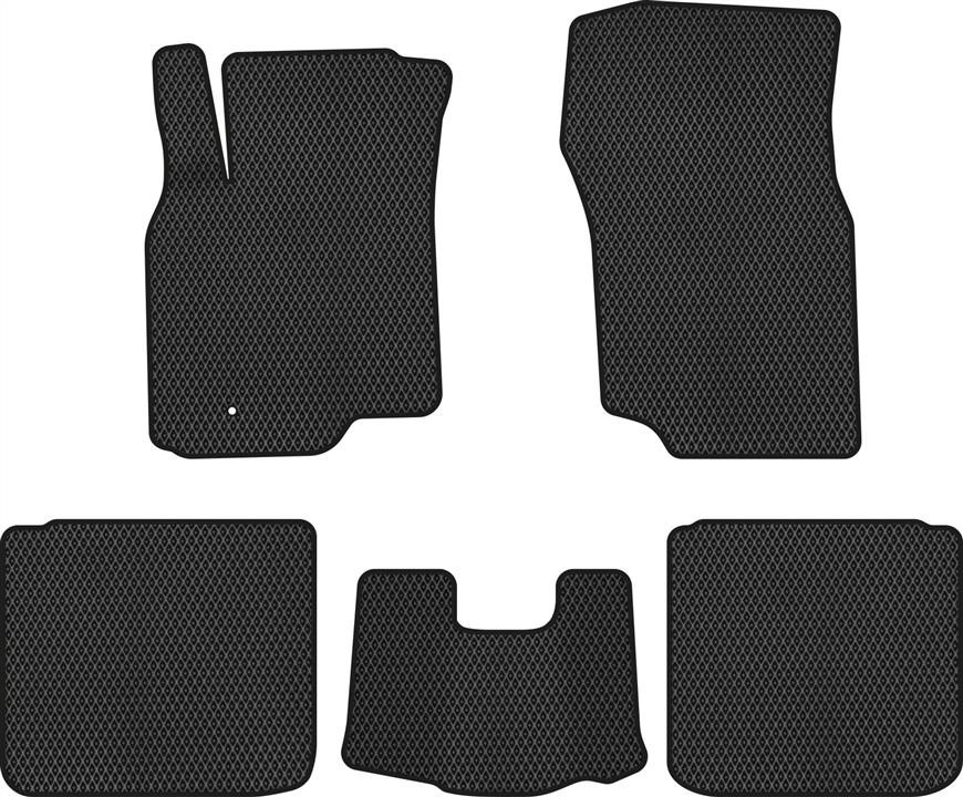 EVAtech MT3176C5LS1RBB Mats in the cabin EVAtech for Mitsubishi Lancer (9) 2000-2009 9 generation Sedan EU MT3176C5LS1RBB