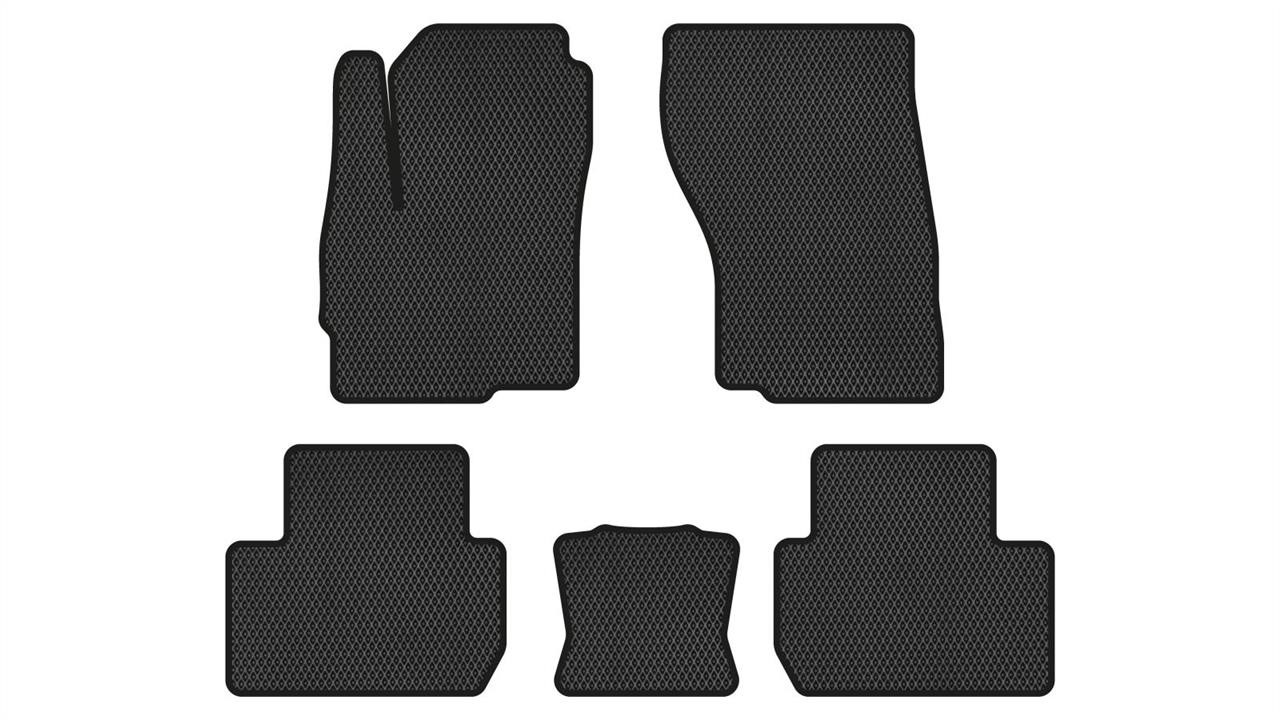 EVAtech MT31482C5RBB Mats in the cabin EVAtech for Mitsubishi Outlander 2013-2020 3 generation SUV USA MT31482C5RBB