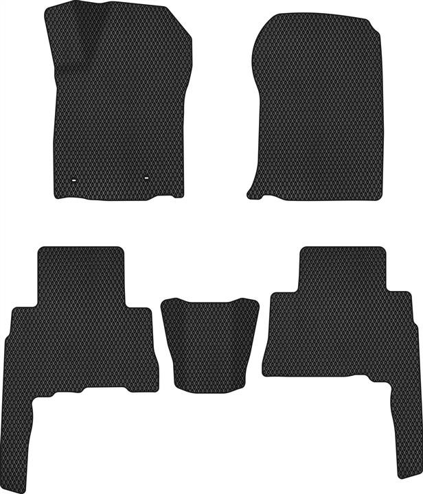 EVAtech TY3253CD5TL2RBB Mats in the cabin EVAtech for Toyota Land Cruiser Prado (150) 5 seats Restyling 2013+ 4 generation SUV EU TY3253CD5TL2RBB