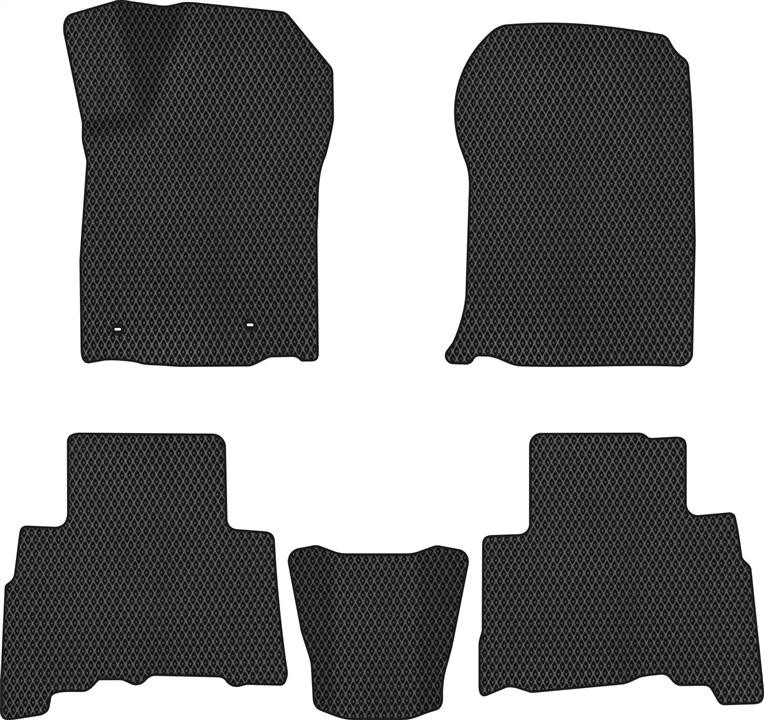 EVAtech TY11532CD5TL2RBB Mats in the cabin EVAtech for Toyota Land Cruiser Prado (150) 5 seats Restyling 2013+ 4 generation SUV EU TY11532CD5TL2RBB