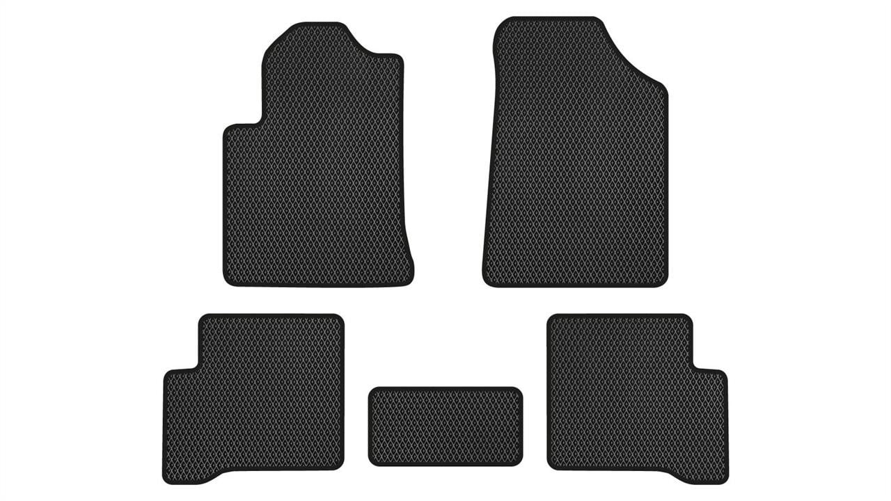 EVAtech TY51807CG5RBB Mats in the cabin EVAtech for Toyota Yaris (I) (P1) 1999-2006 1 generation Htb EU TY51807CG5RBB