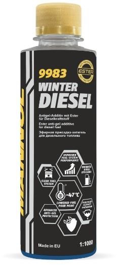 Mannol 9983-025PET Diesel fuel anti-gel MANNOL Winter Diesel -47C, 0,25l 9983025PET