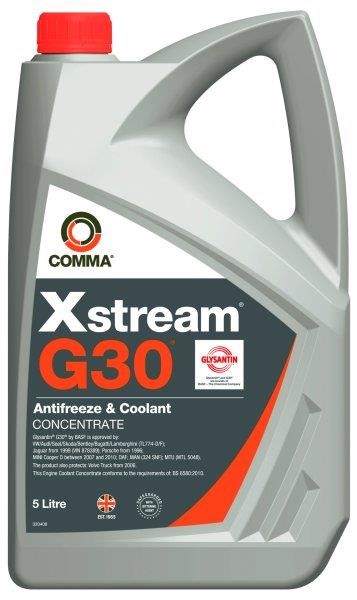 Comma XSR5L Antifreeze Comma Xstream G30 G12+ red, concentrate -80, 5L XSR5L