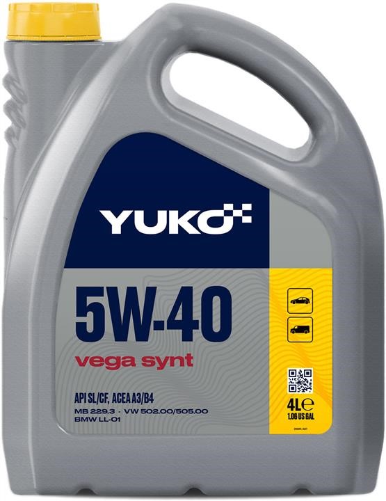Yuko 4823110401453 Engine oil Yuko Vega Synt 5W-40, 4L 4823110401453