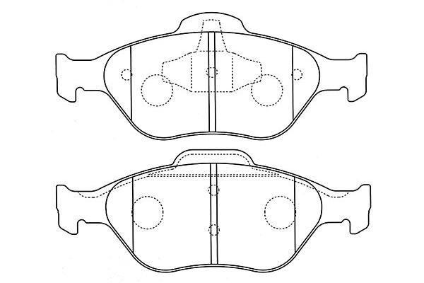 Kavo parts BP-4567 Brake Pad Set, disc brake BP4567