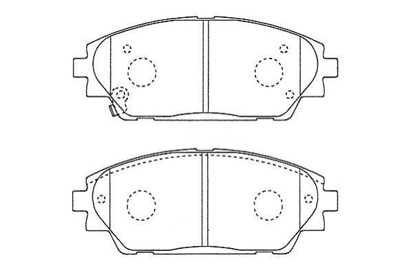 Kavo parts BP-4584 Brake Pad Set, disc brake BP4584