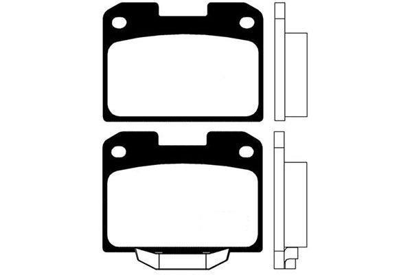 Kavo parts BP-5525 Brake Pad Set, disc brake BP5525