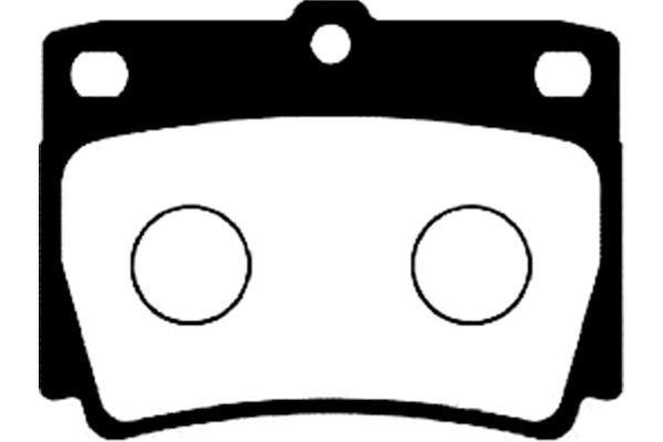 Kavo parts BP-5526 Brake Pad Set, disc brake BP5526