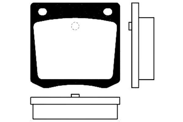 Kavo parts BP-6540 Brake Pad Set, disc brake BP6540