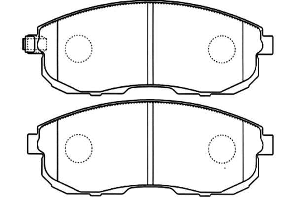 Kavo parts BP-6567 Brake Pad Set, disc brake BP6567
