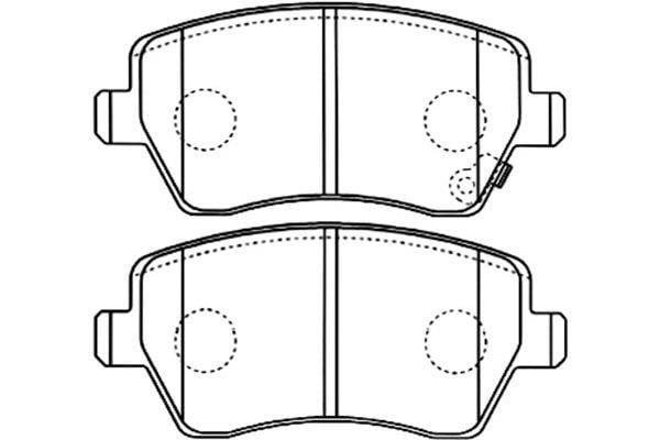 Kavo parts BP-8526 Brake Pad Set, disc brake BP8526