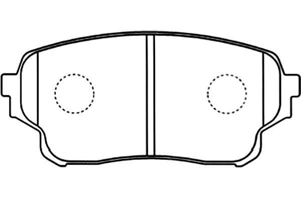 Kavo parts BP-8527 Brake Pad Set, disc brake BP8527