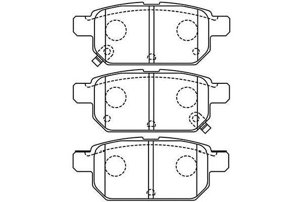 Kavo parts BP-8532 Brake Pad Set, disc brake BP8532
