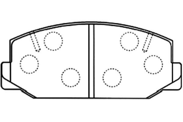 Kavo parts BP-9092 Brake Pad Set, disc brake BP9092