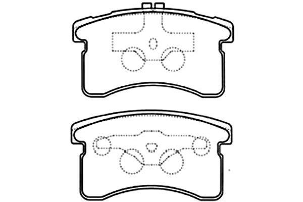 Kavo parts BP-1516 Brake Pad Set, disc brake BP1516